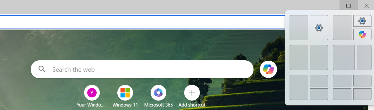 Windows 11 Snap Layouts