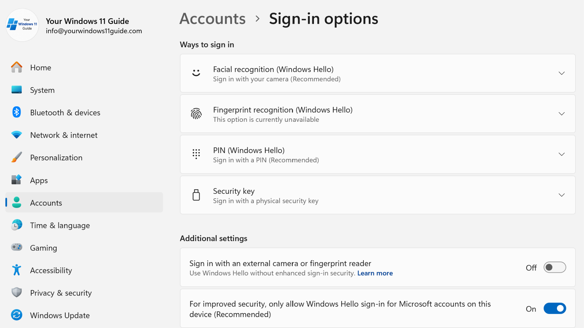 You are currently viewing Windows Hello in Windows 11: A Complete Guide to PIN, Fingerprint and Face Sign-In