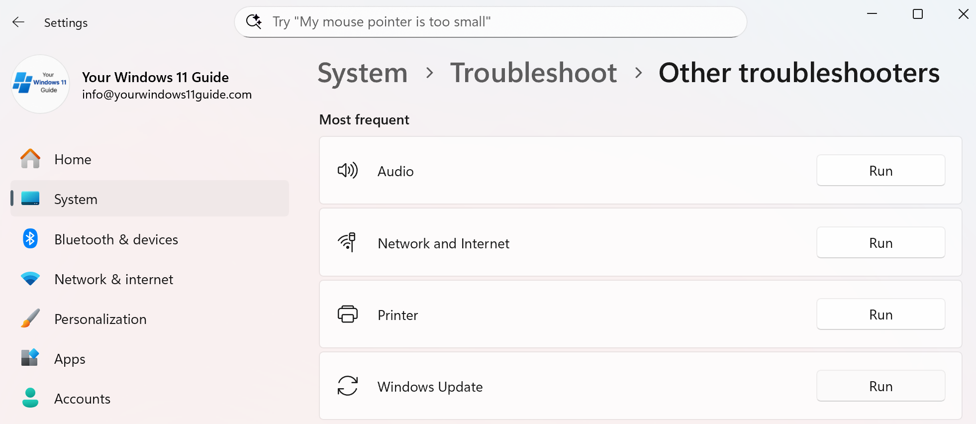 Windows Update Troubleshooter