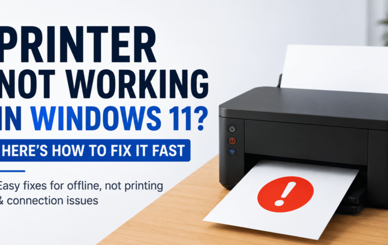 Printer Not Working in Windows 11? Here’s How to Fix It Fast