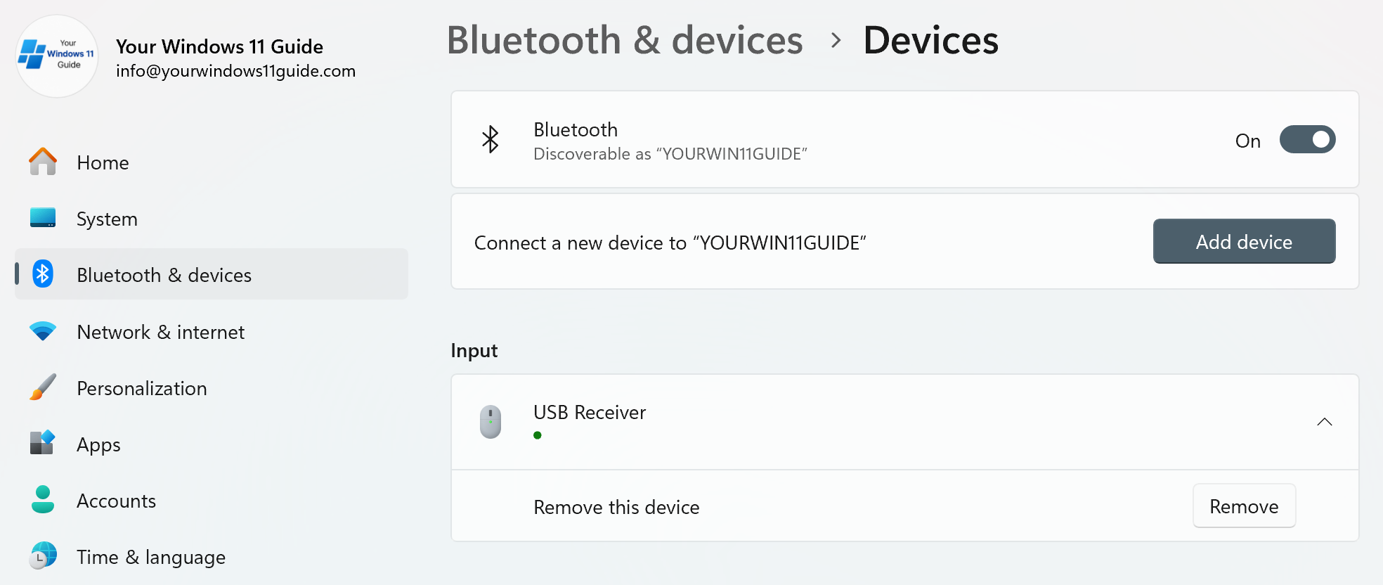 Remove and reconnect the USB device